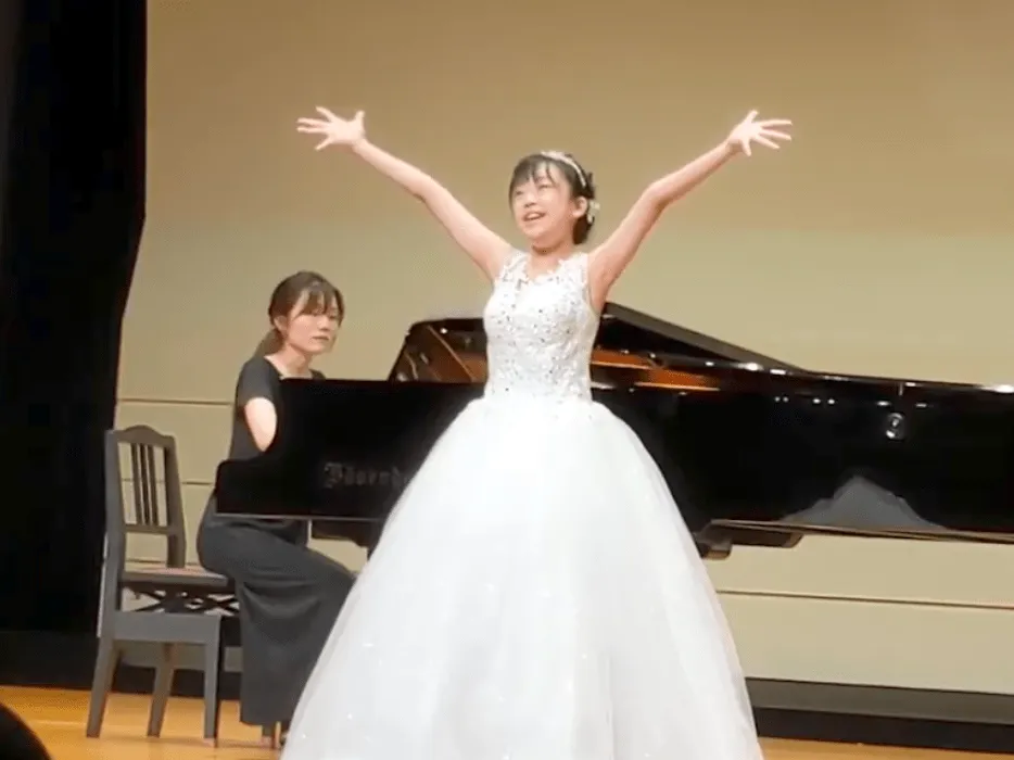 「第6回日本ジュニア声楽コンクール2022」小学生部門第2位永島叶和さん